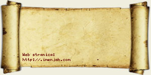 Dijana Aksentijević vizit kartica